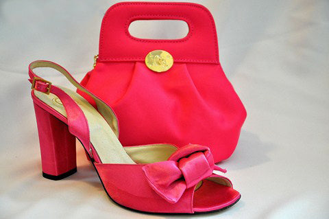 Italian Satin Shoe and Bag for Ladies-DPMMPL30、mySite、solidvoid