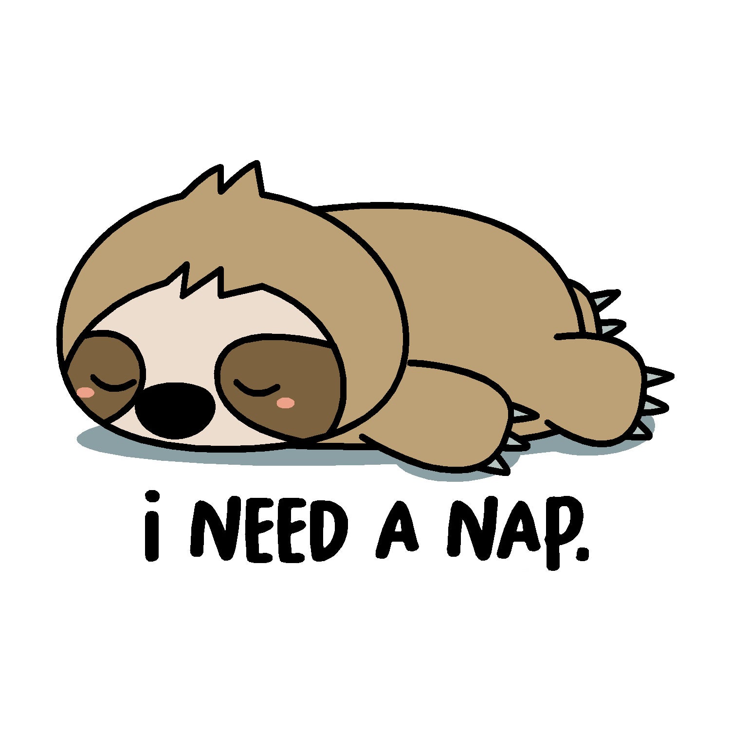  I Need A Nap Vinyl Sticker Decal、mySite、ghnorth
