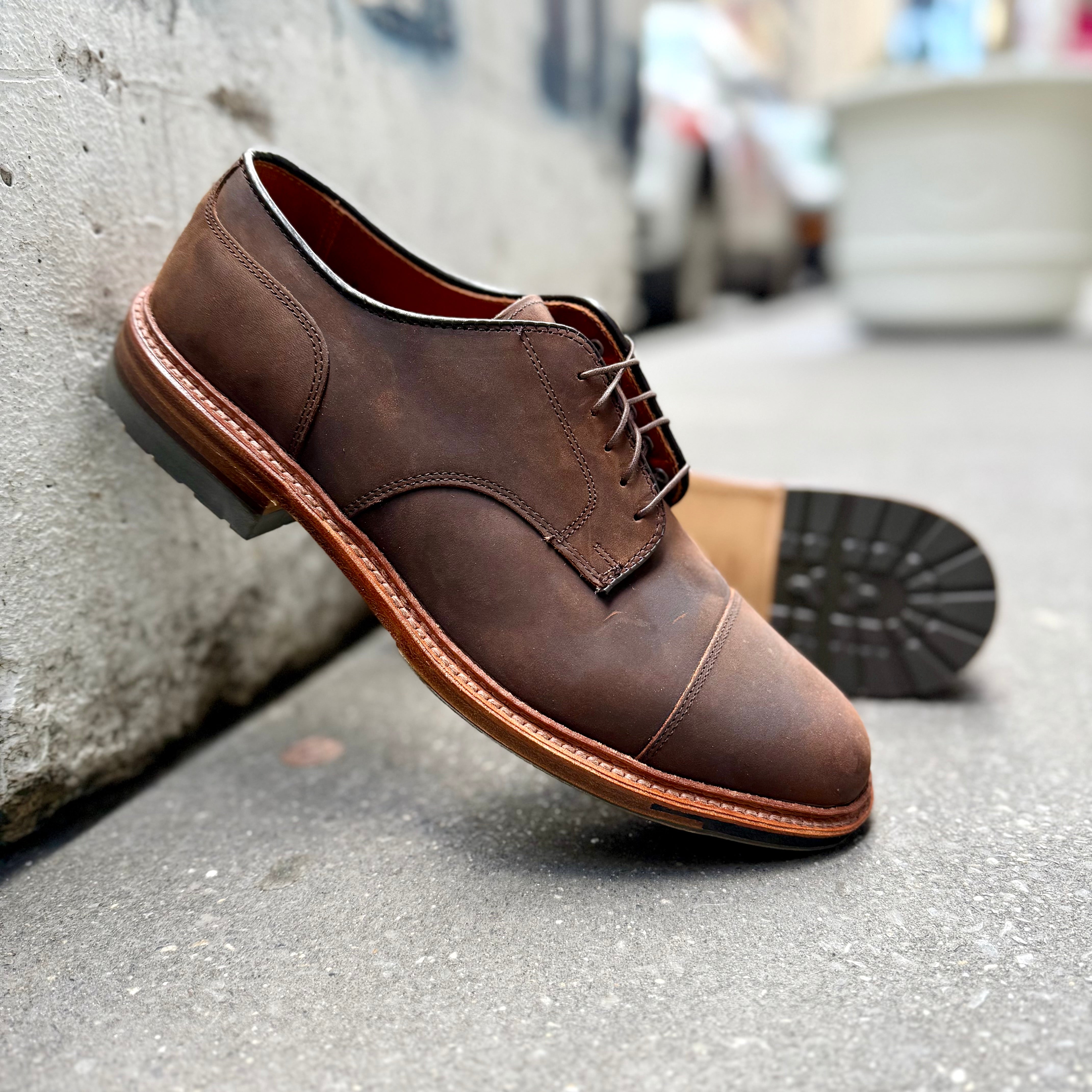  D4519C - Tobacco Chamois Cap Toe Blucher、mySite、preschool7hills