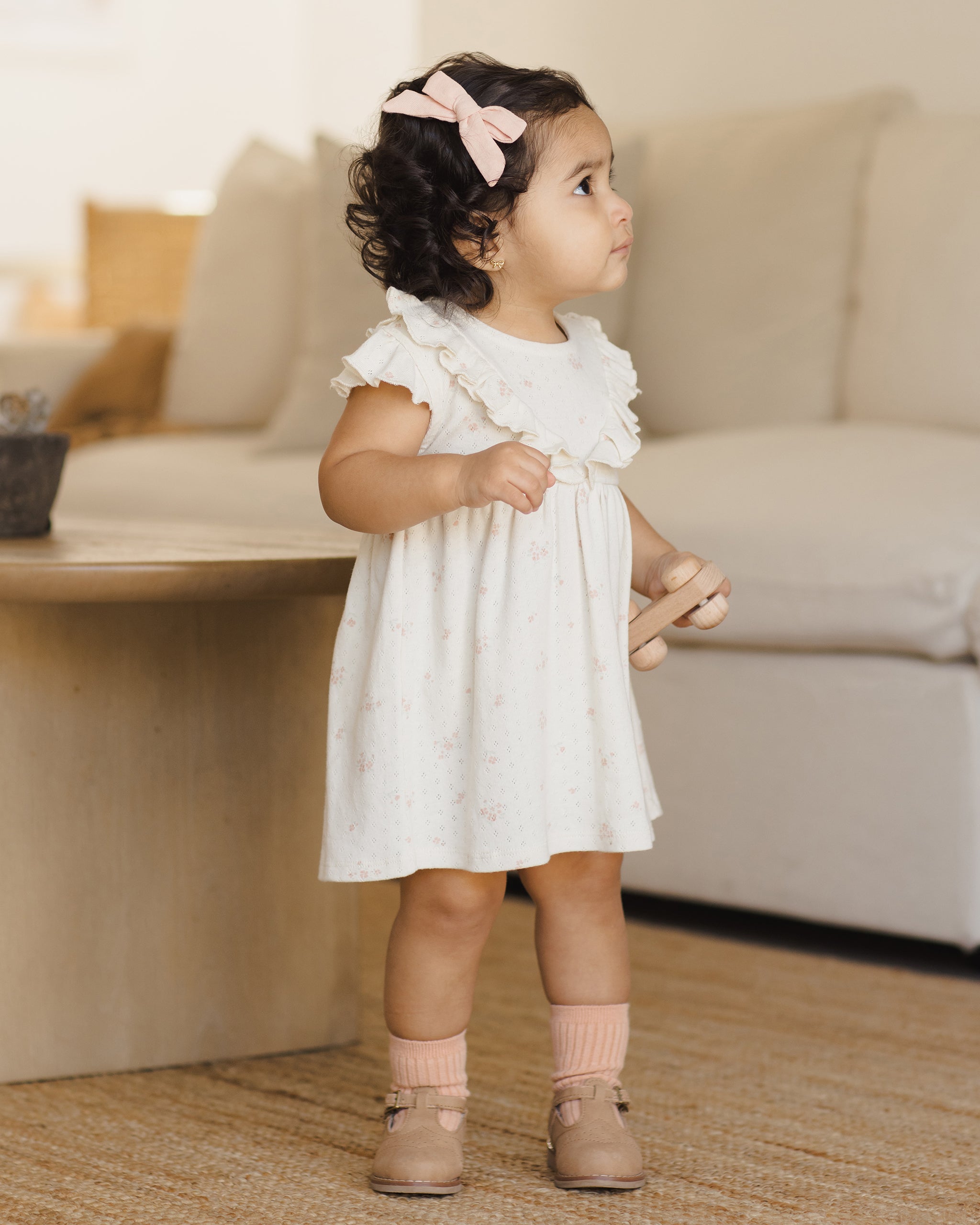  Sleeveless Ruffle V Dress || Pink Ditsy、mySite、layawaytickets