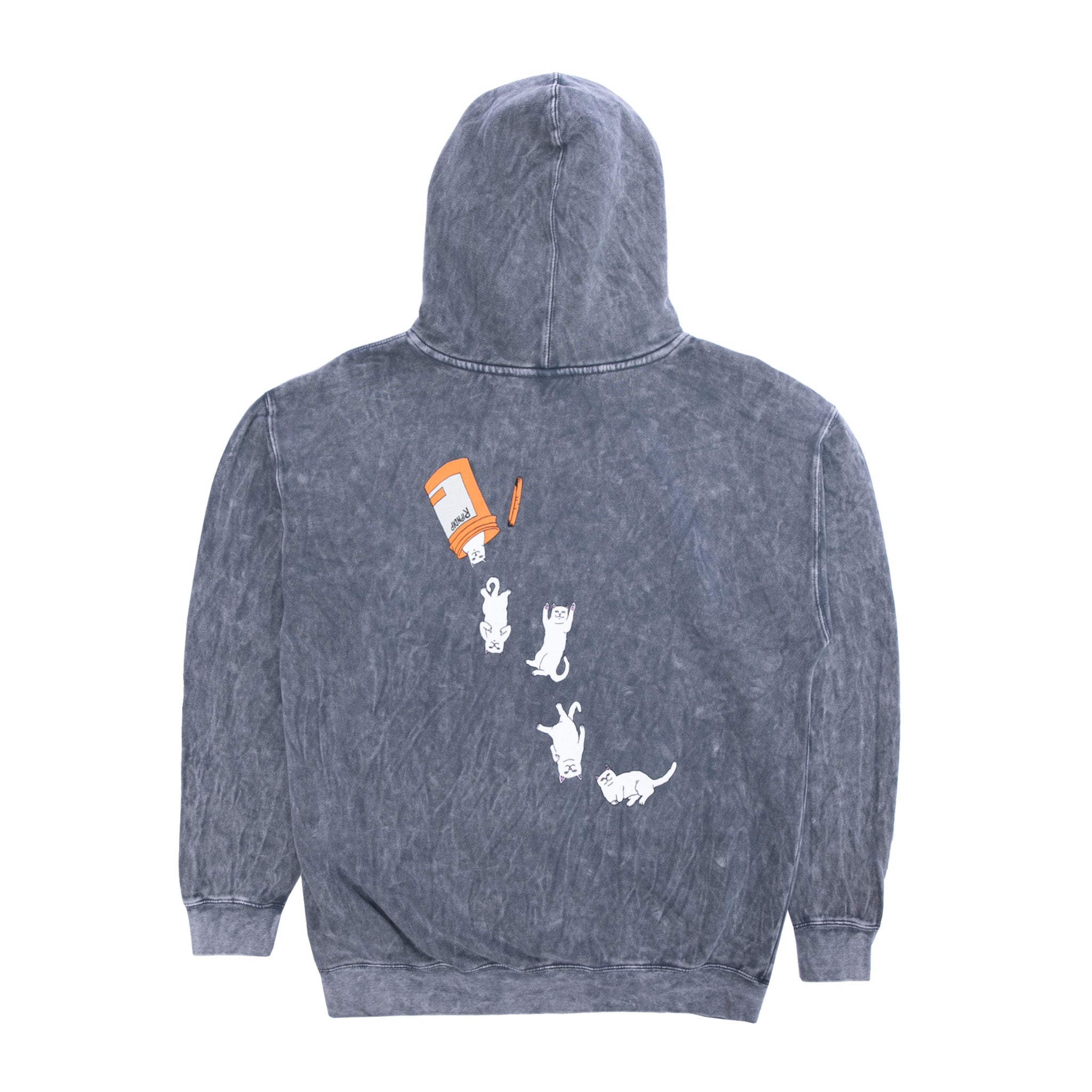  Nermal Pills Hoodie (Grey Mineral Wash)、mySite、merchandisen