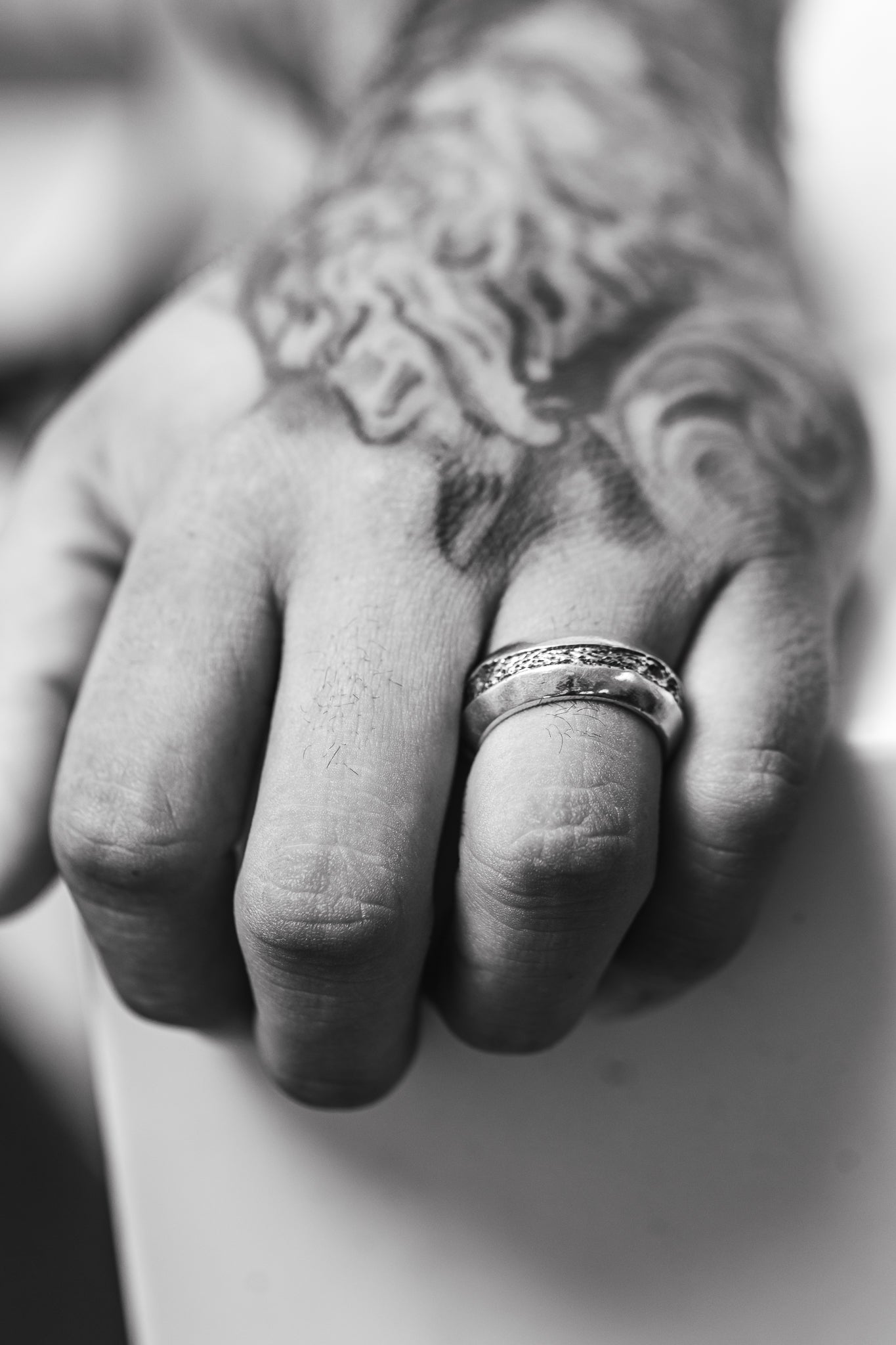  Division Ring in Oxidized Silver、mySite、merchandisen