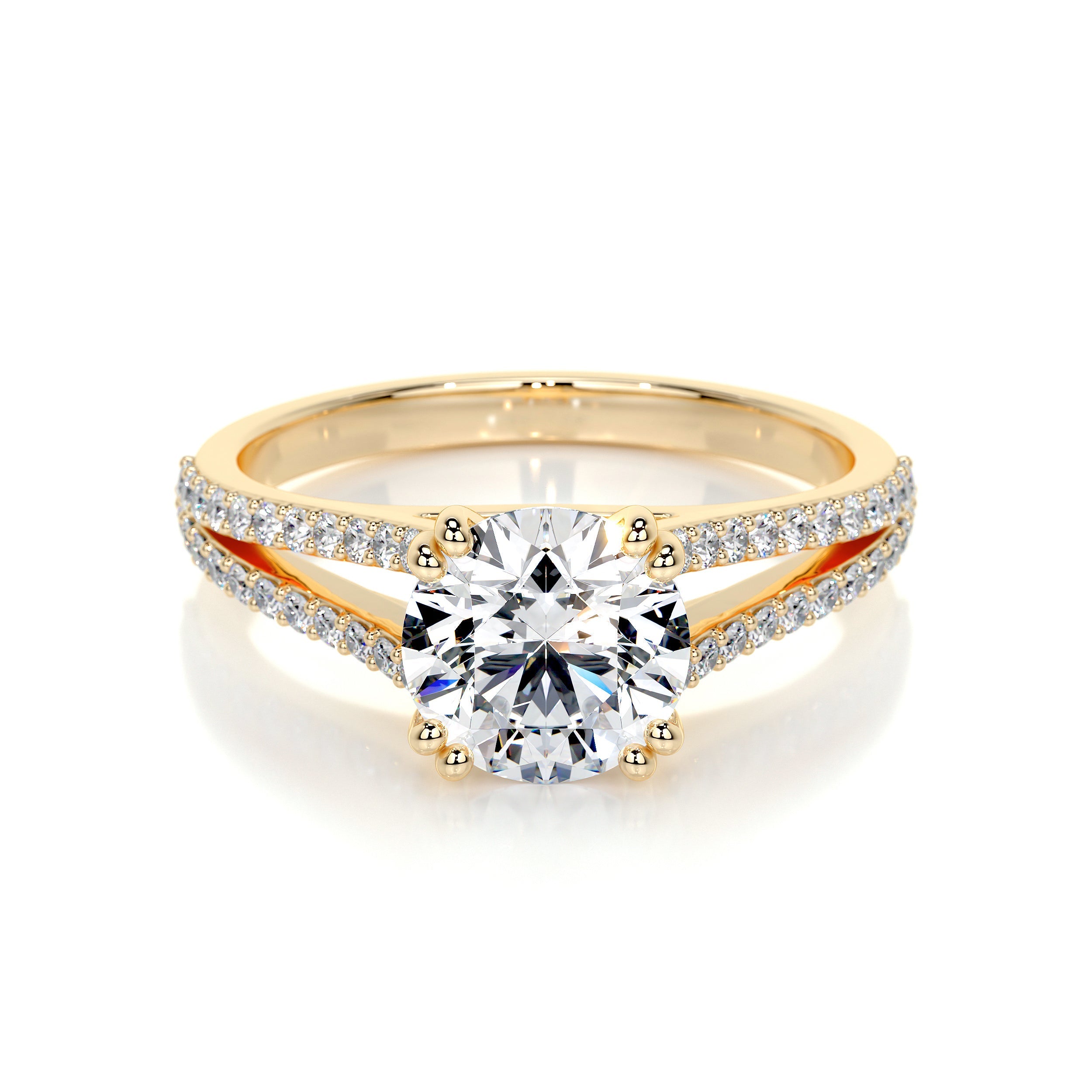 Evelyn Lab Grown Diamond Ring -18K Yellow Gold、mySite、hinf8tx79