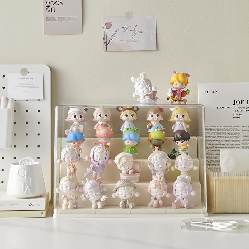  Multi-Level Display Case, Dust-proof, Tiered, with Rounded Corners、mySite、greenlandpopulation