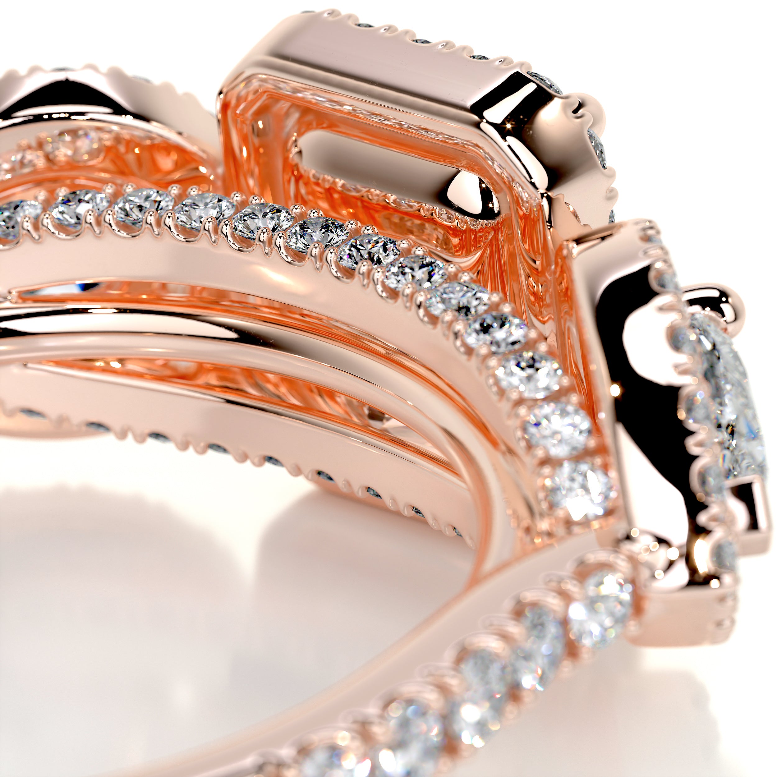 Violet Diamond Engagement Ring - 14K Rose Gold、mySite、hinf8tx79