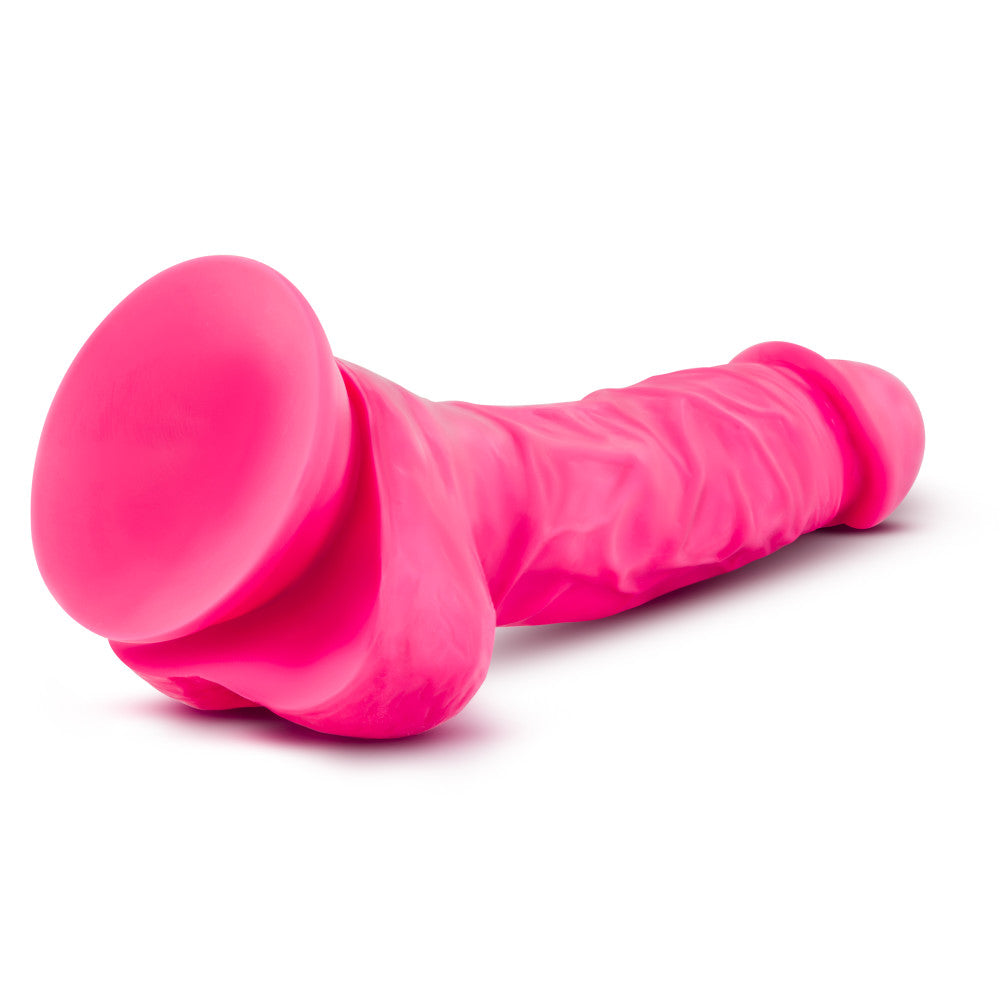 Ruse By Blush® | Hypnotize Realistic G-Spot Hot Pink 7.5-Inch Long Dildo With Balls & Suction Cup Base、mySite、bottomscart
