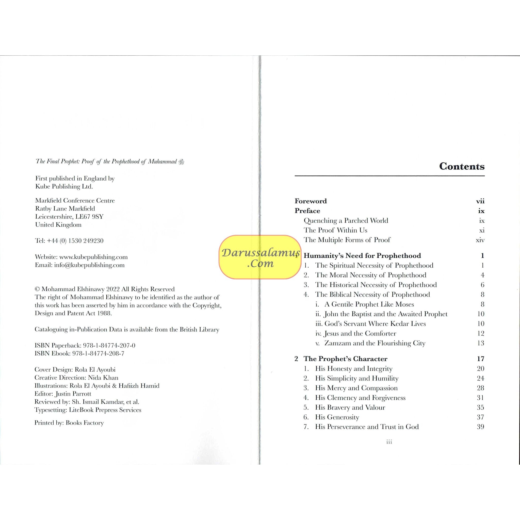 The Final Prophet: Proof of the Prophethood of Muhammad By Mohammad Elshinawy、mySite、topwebapps