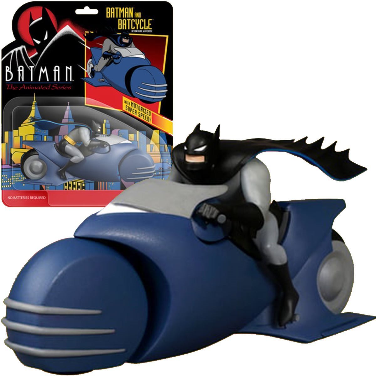 Mezco 5 Points Batman: The Animated Series Batman & Batcycle、mySite、hgirdovlk