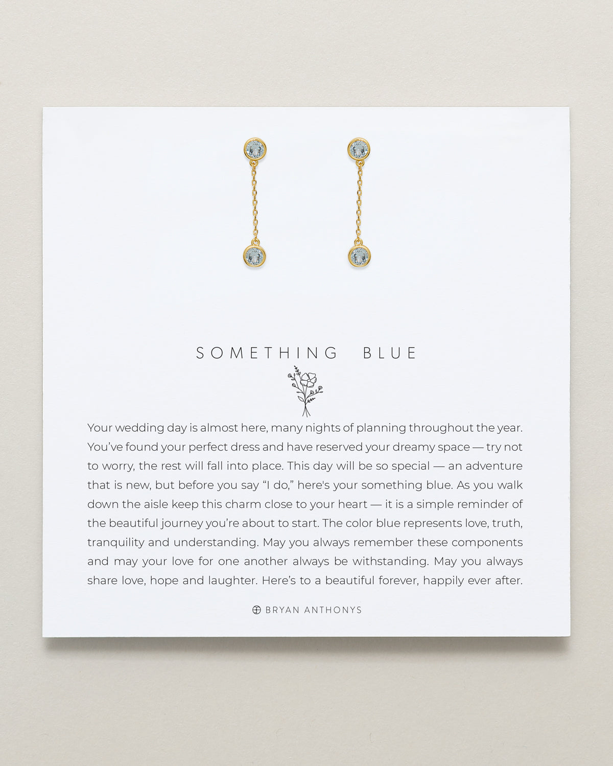 Something Blue Drop Earrings、mySite、hinf8tx79