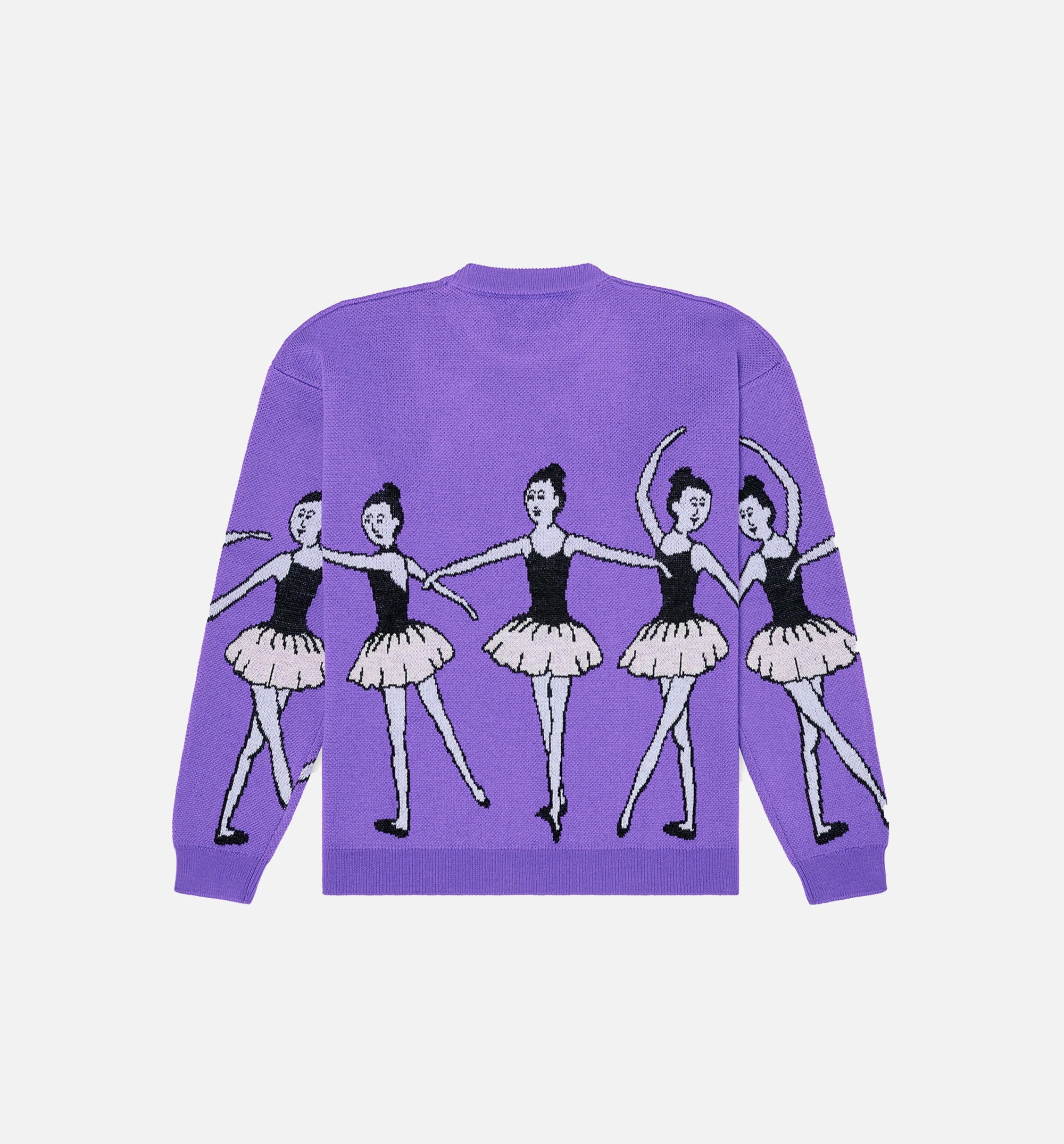 Ballet Jumper Mens Crewneck - Purple、mySite、dreamappss