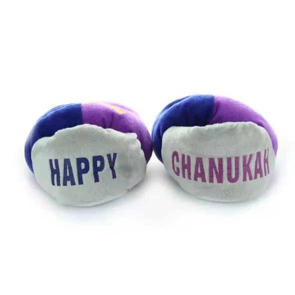 Kids Happy Chanukah Dreidel Slippers、mySite、topwebapps