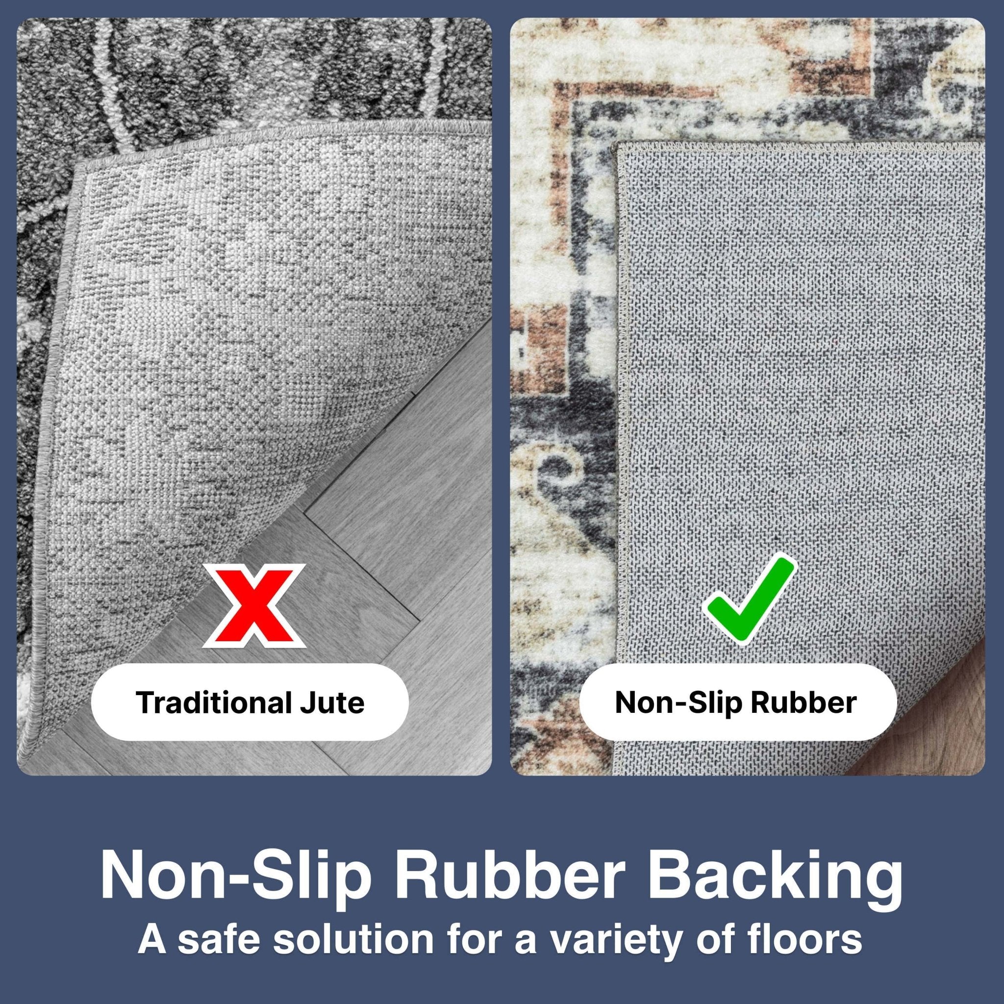 Elle Basics Rendezvous Vintage Medallion Easy-Clean Washable Non-Slip Rug by Well Woven、mySite、gigharbornorthrealestate