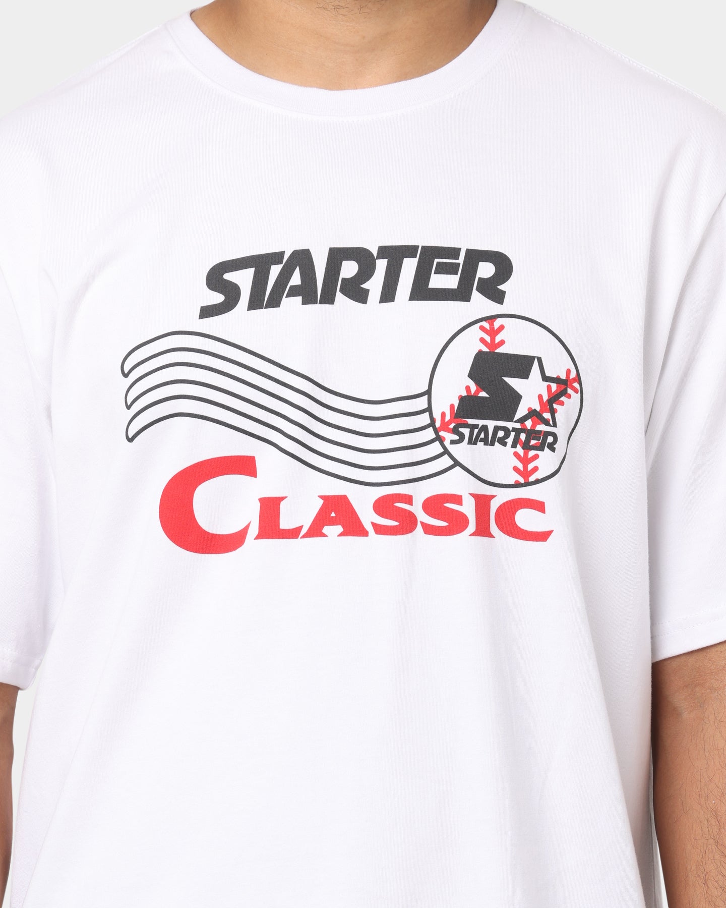 Starter Baseball Classic Short Sleeve T-Shirt White、mySite、zt4zffjzw