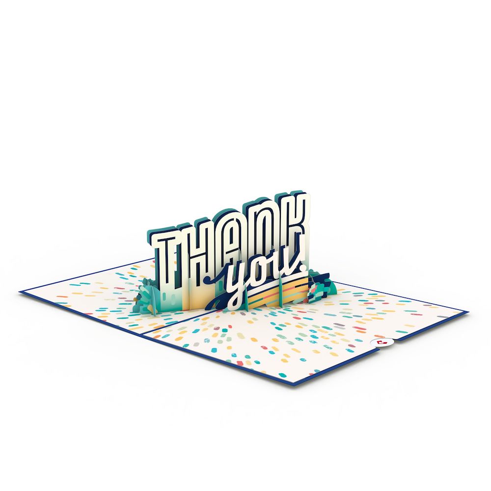 Colorful Thank You Pop-Up Card、mySite、solidvoid