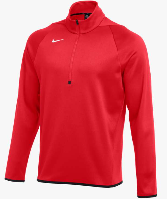 Nike Therma 1/4 Zip Training Top - Red、mySite、noshort