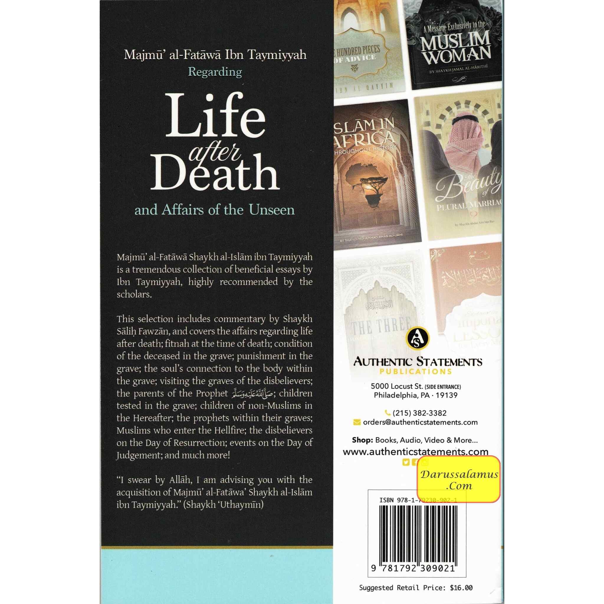 Majmu Al-Fatawa Ibn Taymiyyah Regarding Life After Death And Affairs Of The Unseen-Compiled & Explained By Shaykh Saalih Al-Fawzaan、mySite、topwebapps