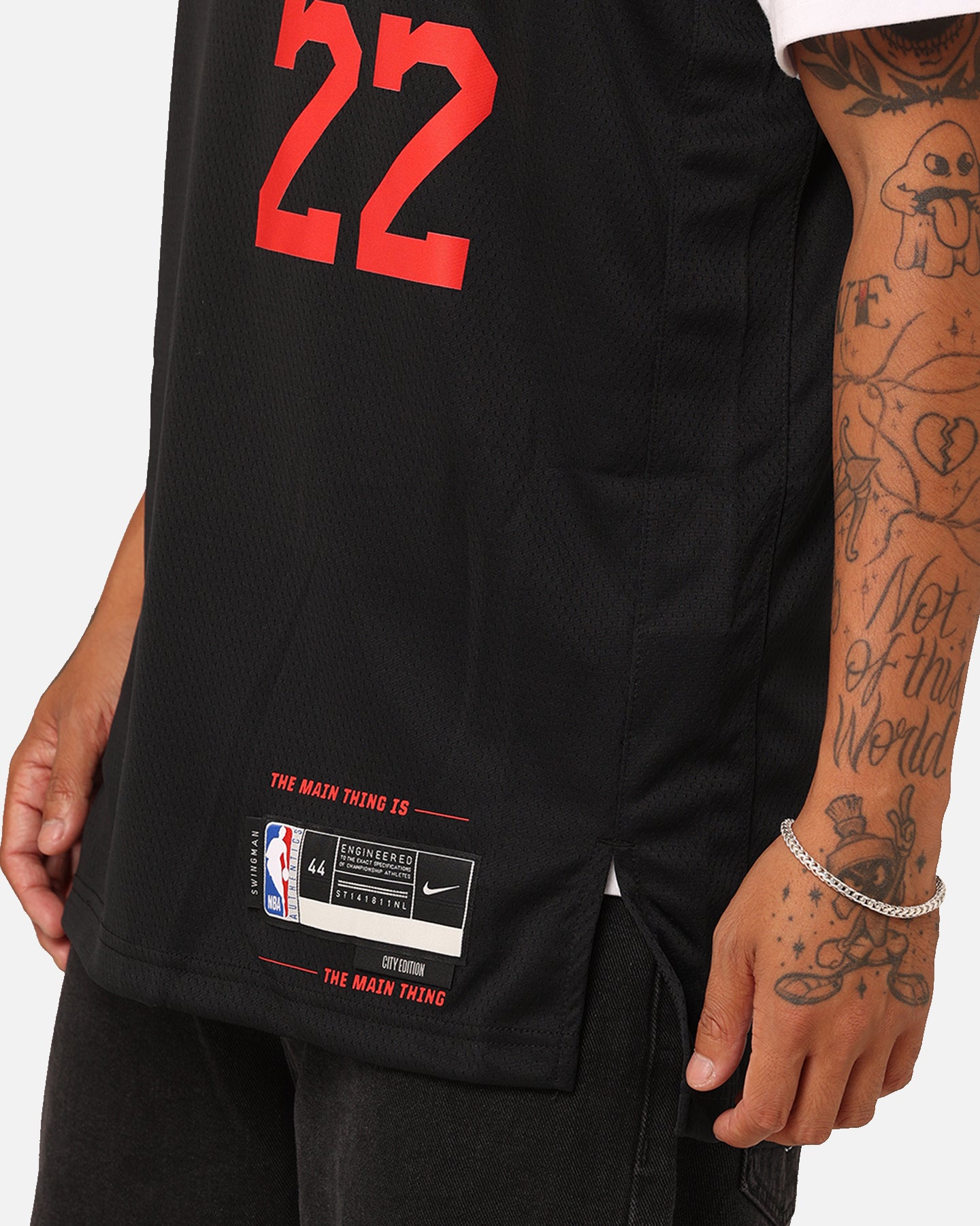 Nike Miami Heat Jimmy Butler Dri-FIT Swingman City Edition 2023/24 Jersey Black、mySite、zt4zffjzw