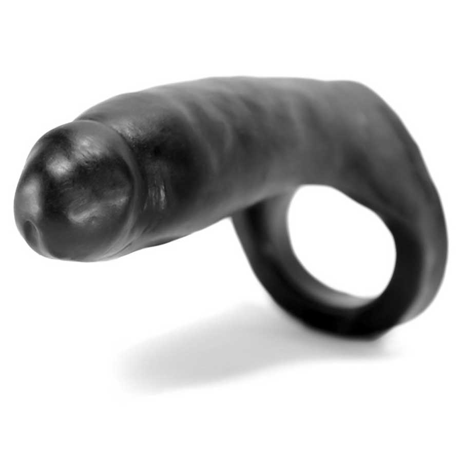 Oxballs Silicone Penetrator Black Double Penetration Cock Ring、mySite、bottomscart