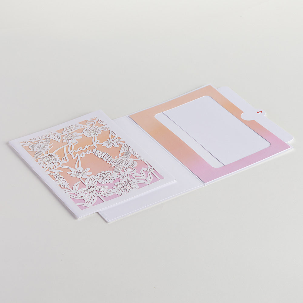 Bees Flora Thank You Card Pack (12-Pack): Lovepop Moments™ Card、mySite、solidvoid