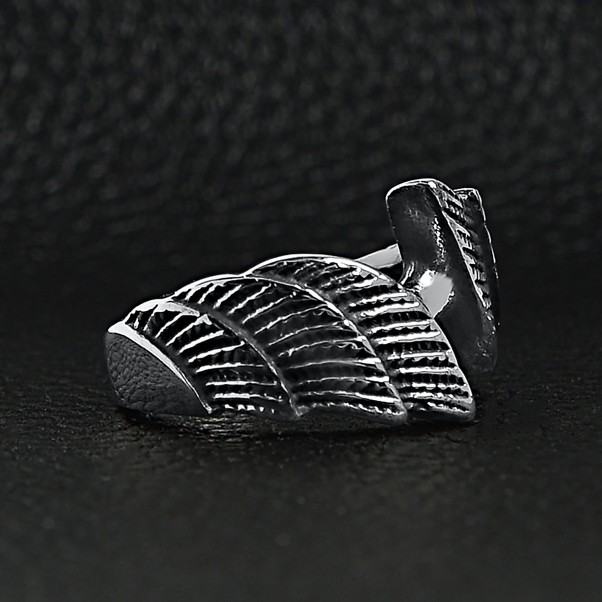 Stainless Steel Angel Wings Ring / SCR4013、mySite、dreamappss