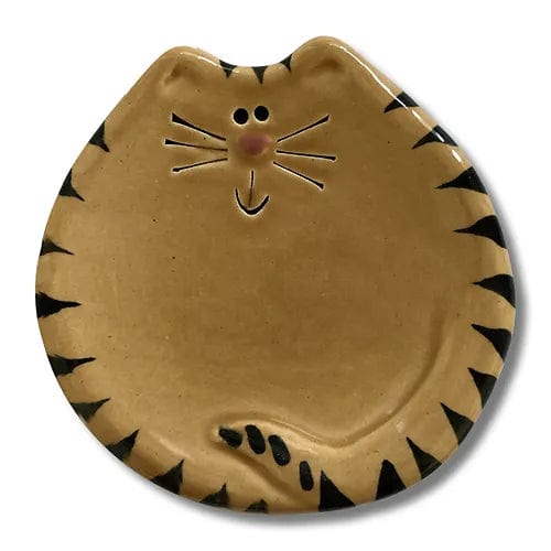 Handmade Ceramic Cat Trinket Dish Tea bag Holder Cute!、mySite、g9winljtr