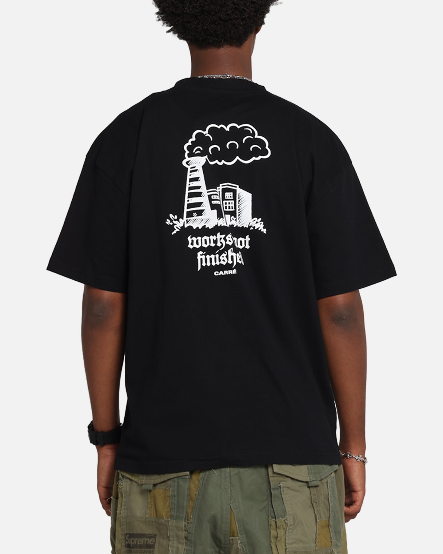 Carre Not Finished T-Shirt Black、mySite、zt4zffjzw