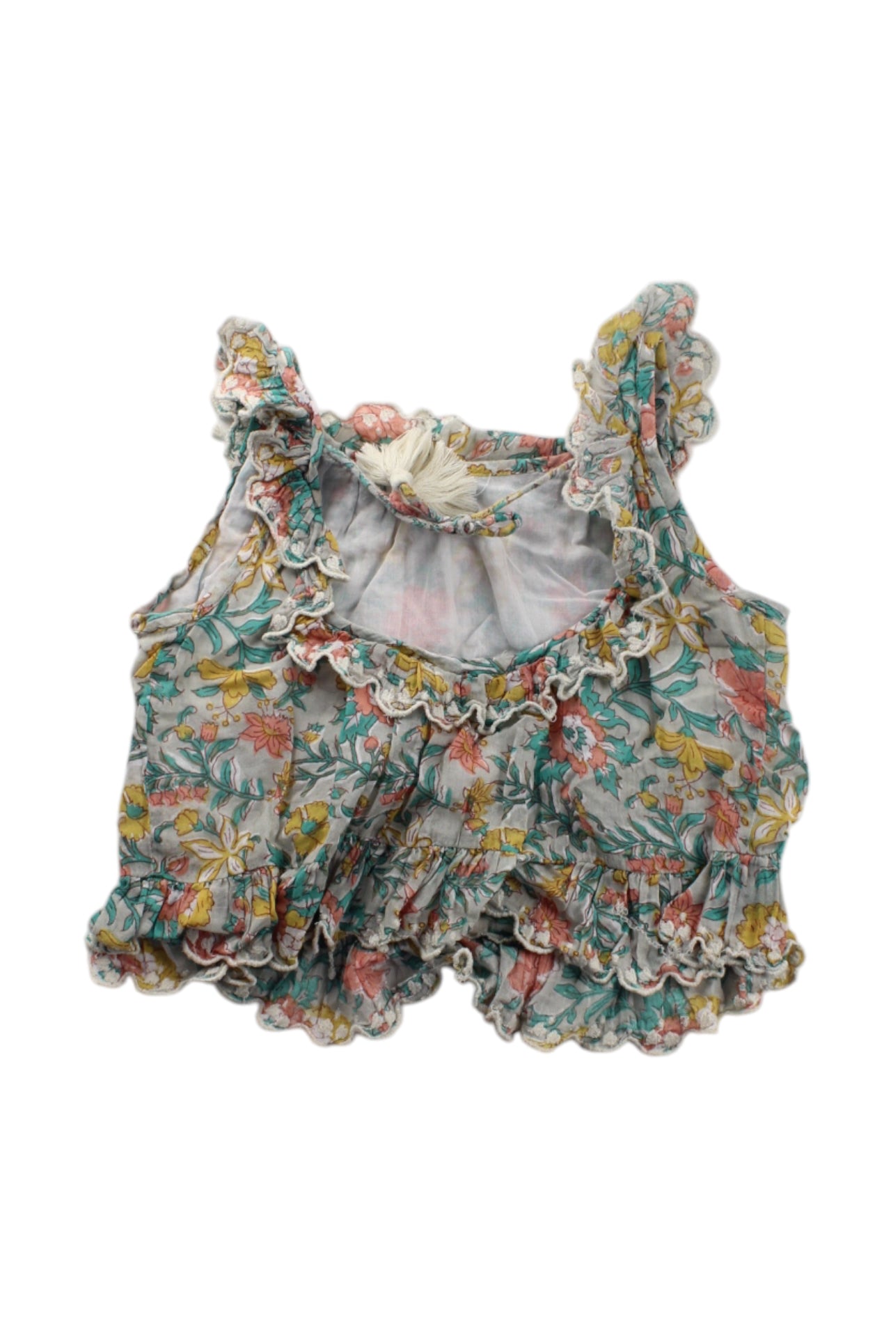 Louise Misha Ruffled Floral Top 3T、mySite、g9winljtr