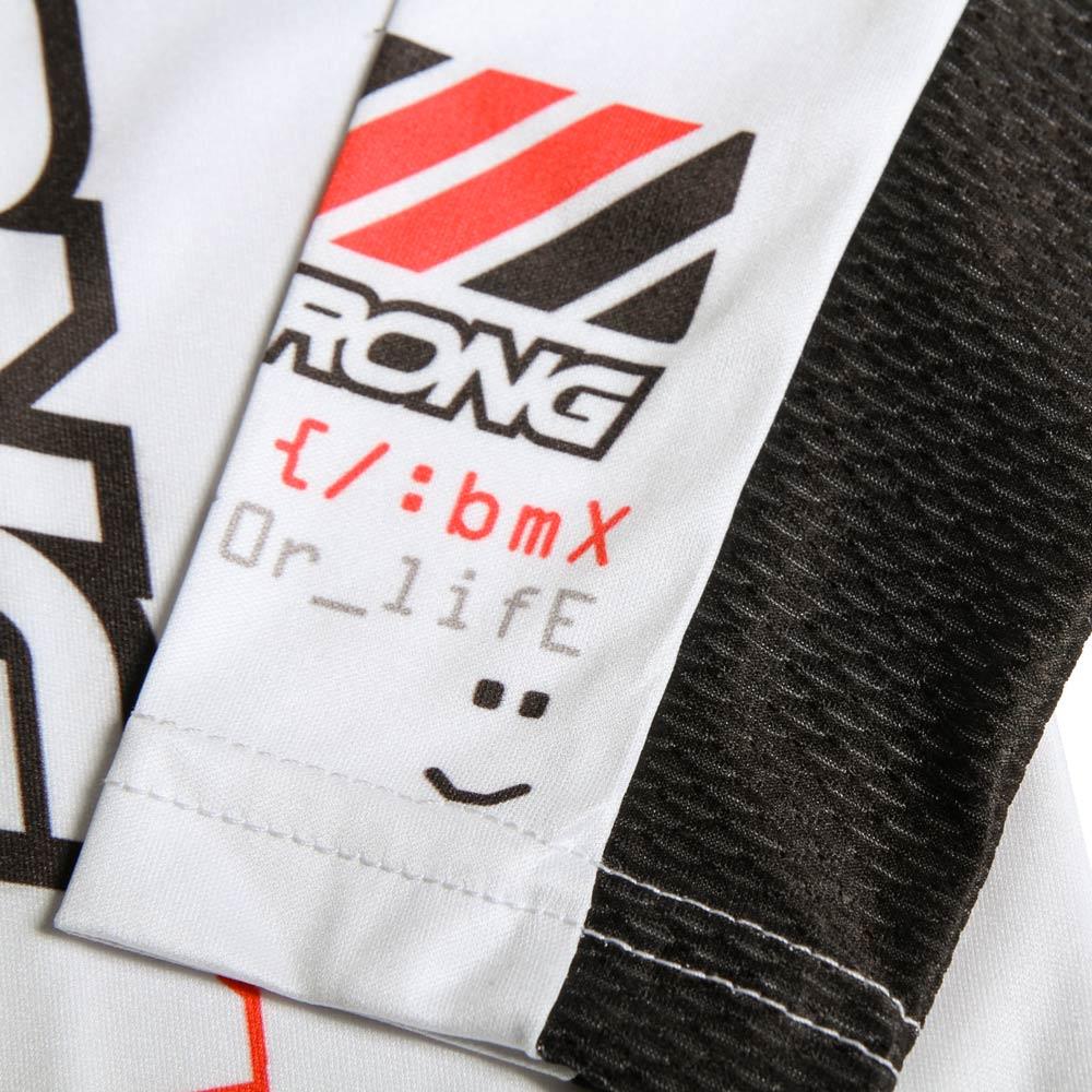  Stay Strong V5 Youth Race Jersey - White、mySite、merchandisen