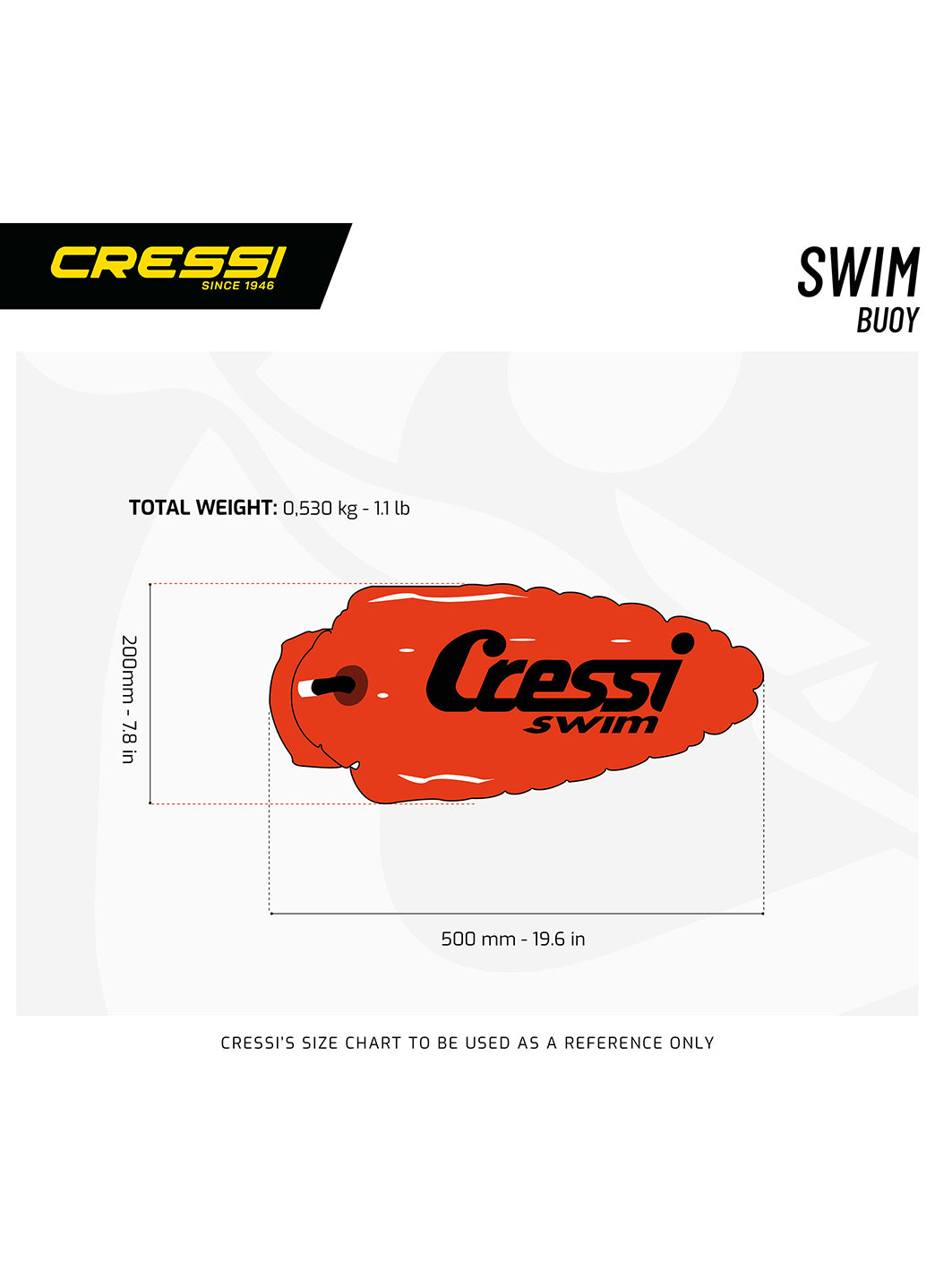 Cressi Inflatable Swim Buoy、mySite、noshort