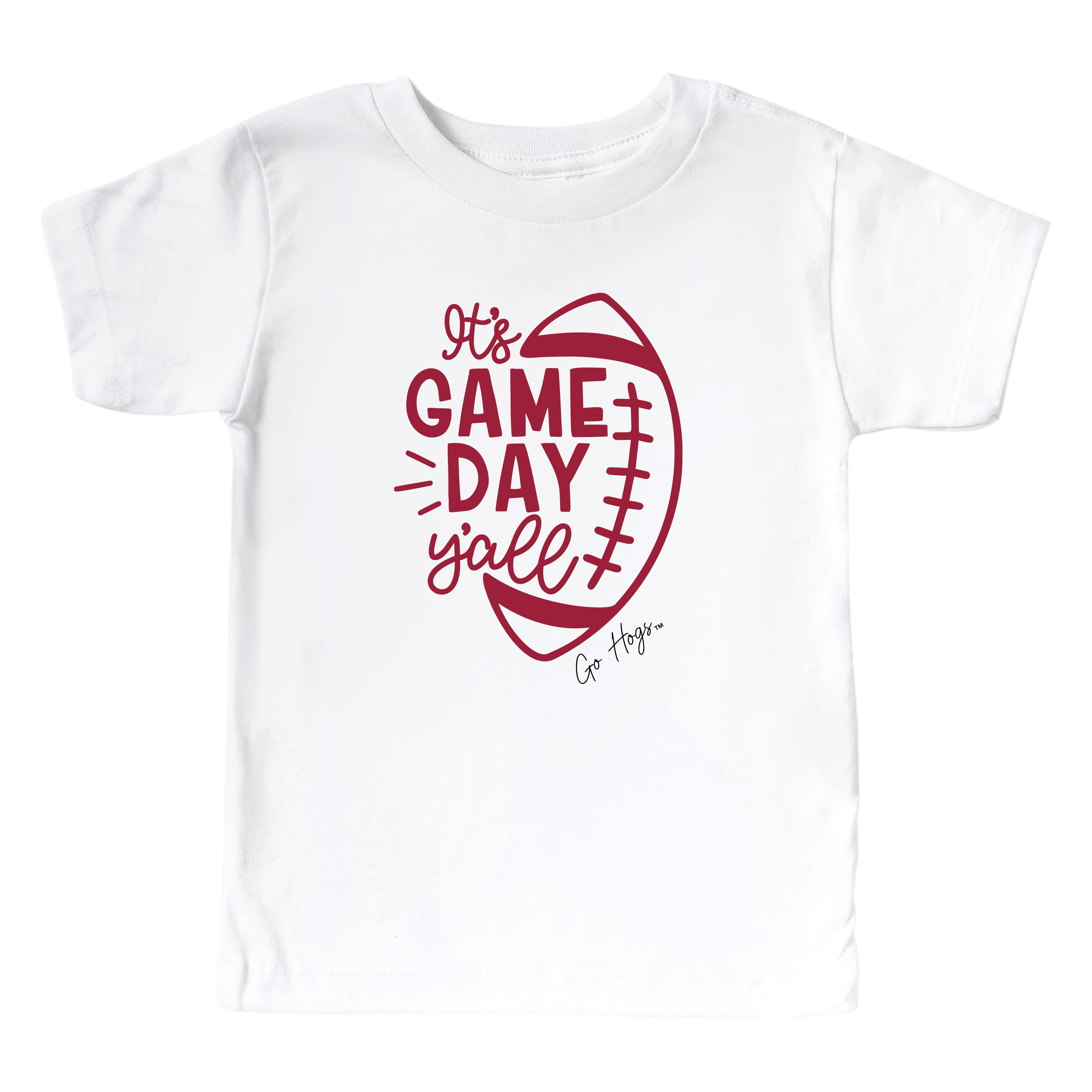  University of Arkansas | Football & Bows Kids Graphic Tee、mySite、layawaytickets