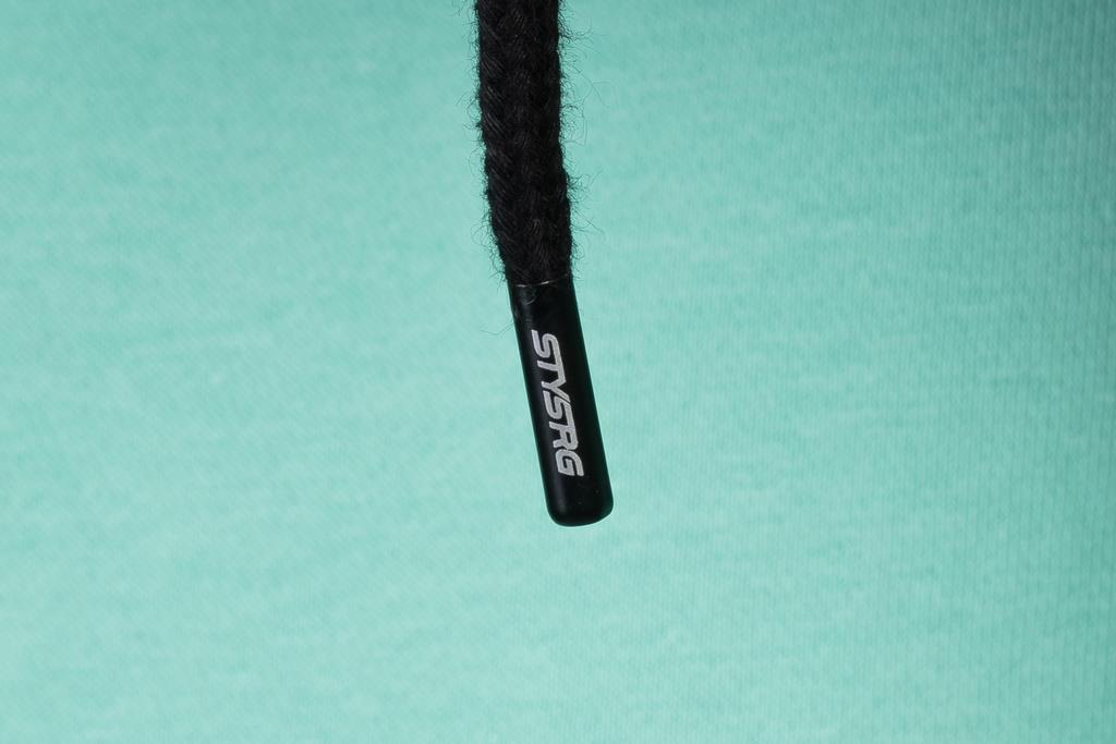  Stay Strong Cut Off Ladies Hoodie - Black/Mint、mySite、merchandisen