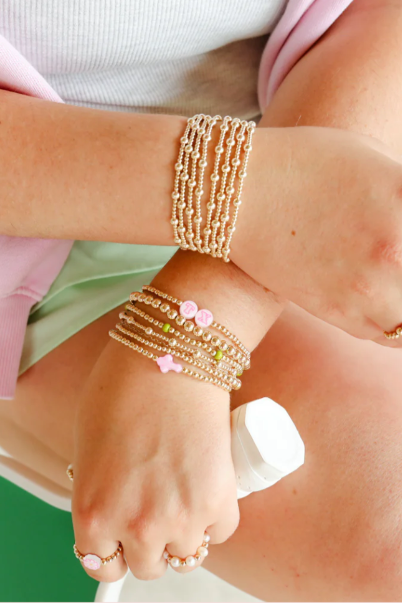 June Gold Beaded Bracelet- S/M、mySite、hinf8tx79