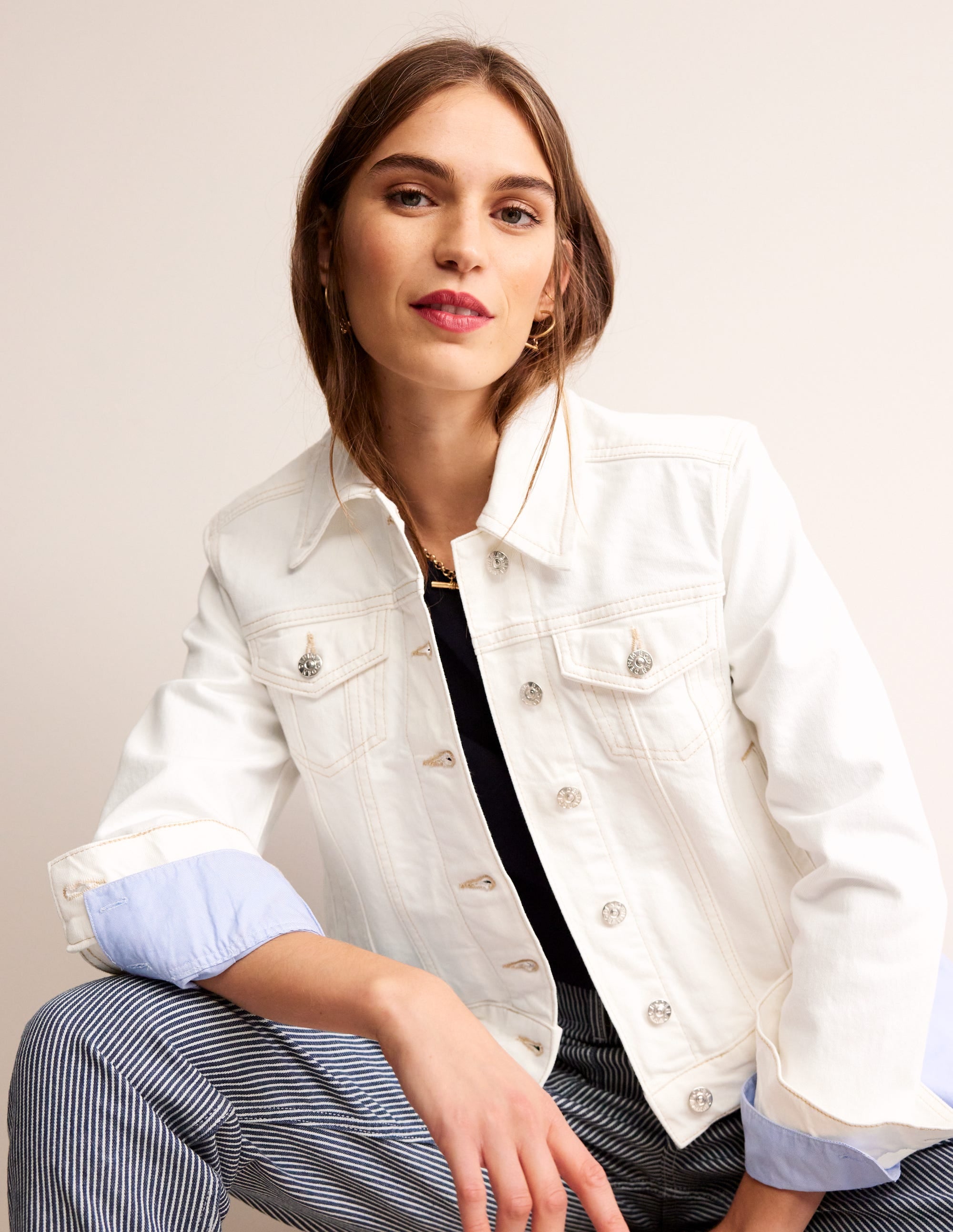  Denim Jacket-Ecru、mySite、ashleygrahame