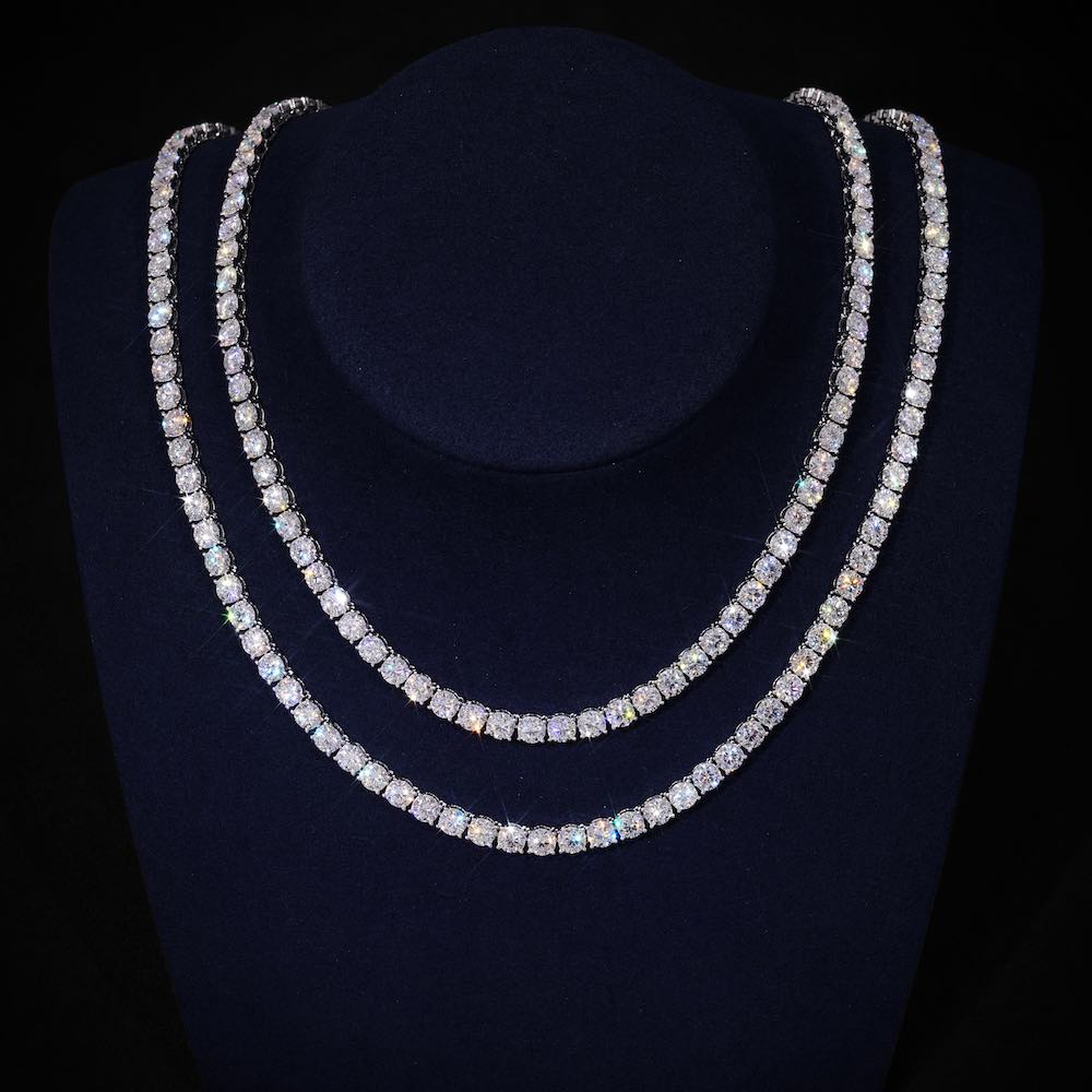 5MM Moissanite Tennis Chain 14K Gold、mySite、hinf8tx79