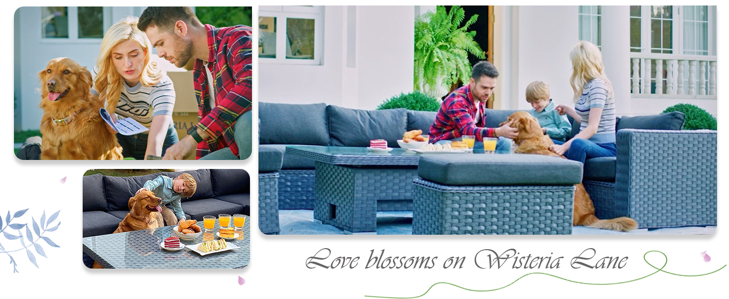 outdoor conversation set