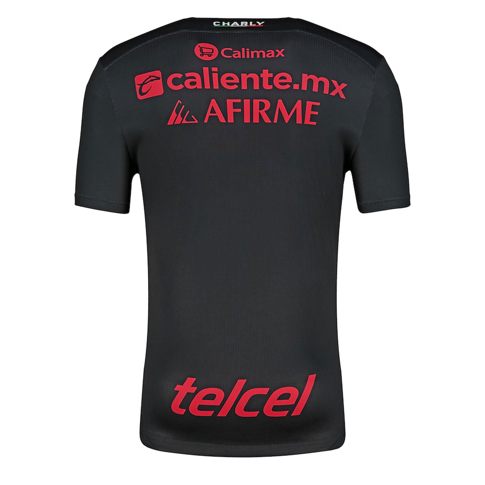 Charly Men's Xolos De Tijuana 2024/25 Authentic Home Jersey Black/Red、mySite、bottomscart