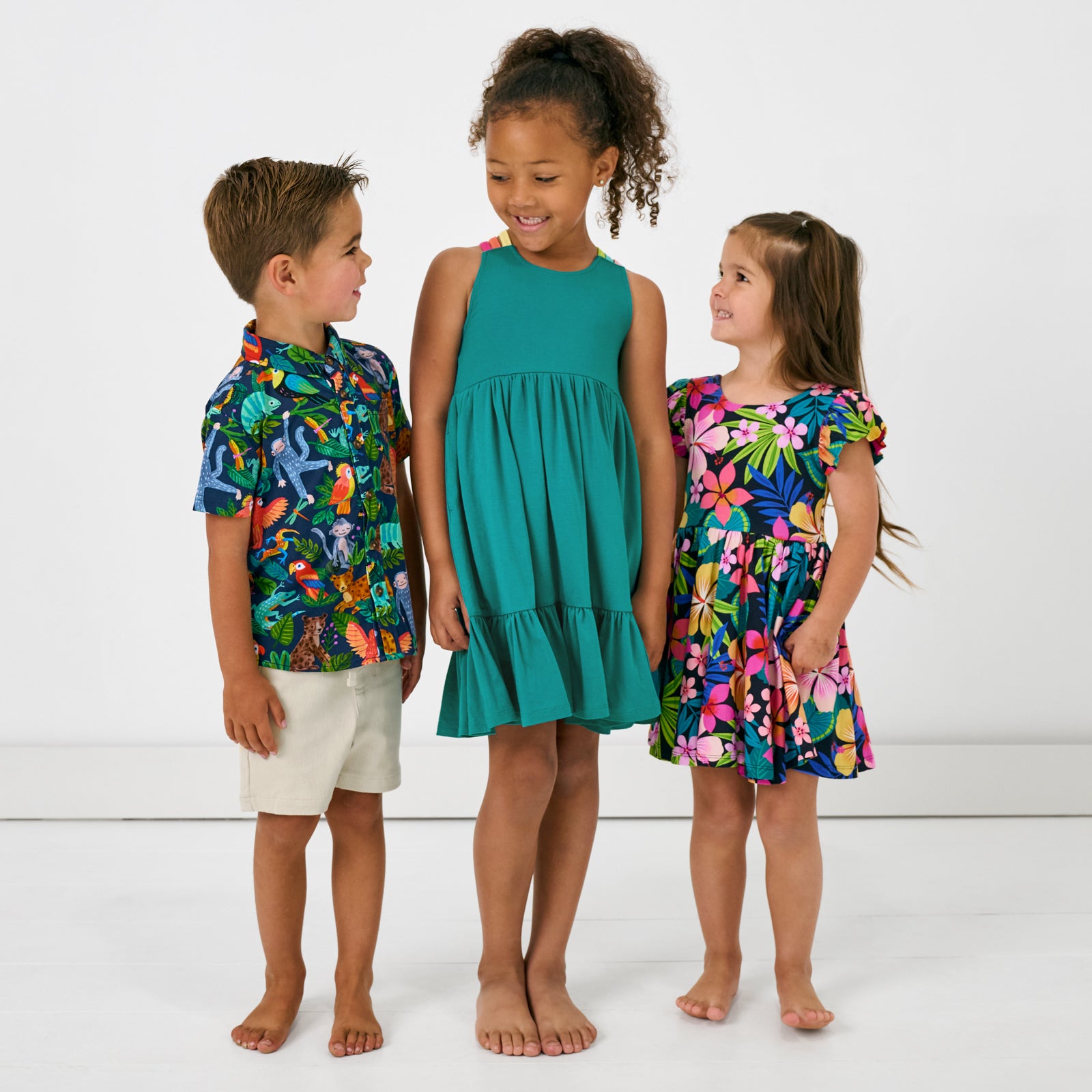 Calypso Teal Tiered Tank Dress、mySite、g9winljtr