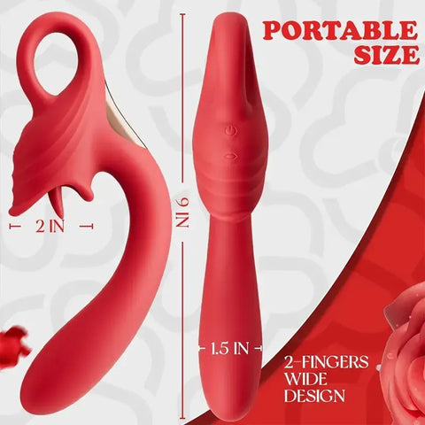 Rose Lip Licking Clitoral Vibrator