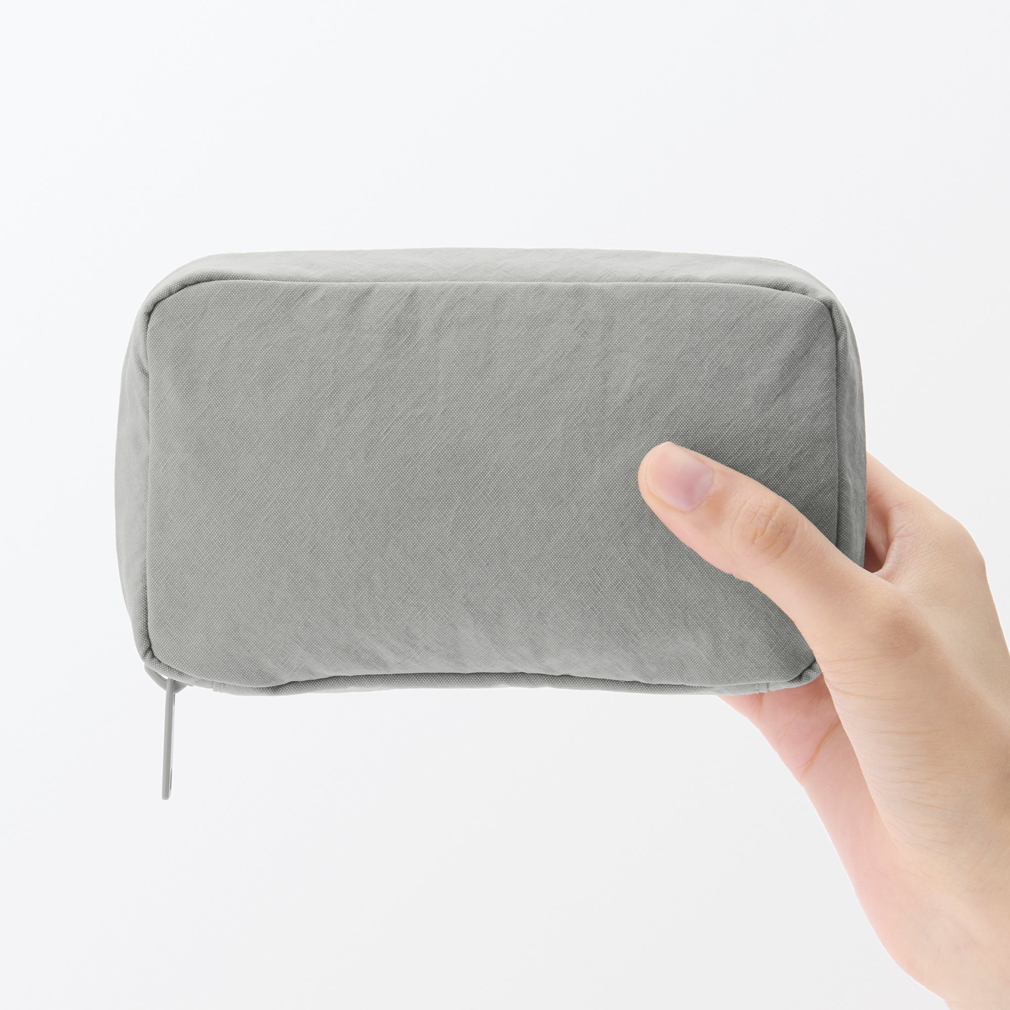  Wrinkled Nylon Wide-Opening Pouch - Medium、mySite、sugarbowlscore