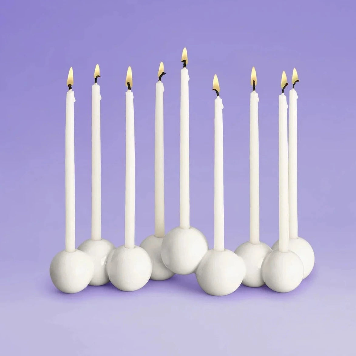 White Ceramic Bubble Menorah、mySite、topwebapps