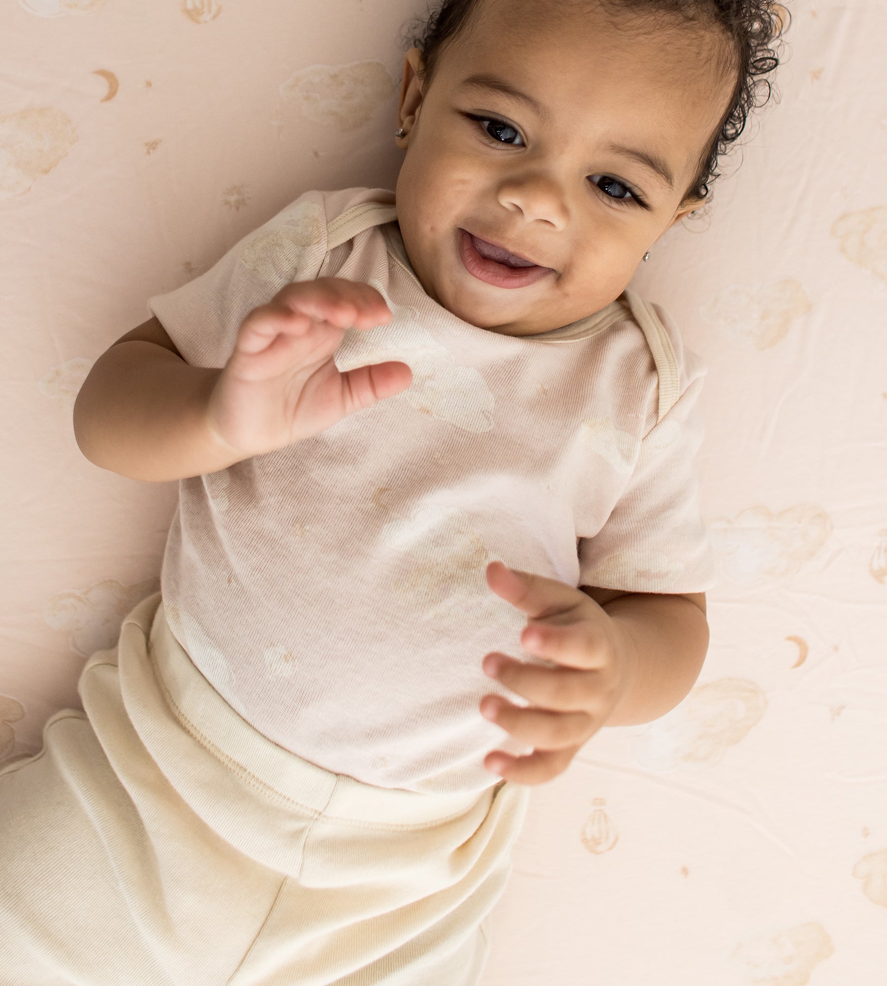 Whimsical Floral Organic Short Sleeve Bodysuit & Pant Set 3 Pack、mySite、g9winljtr