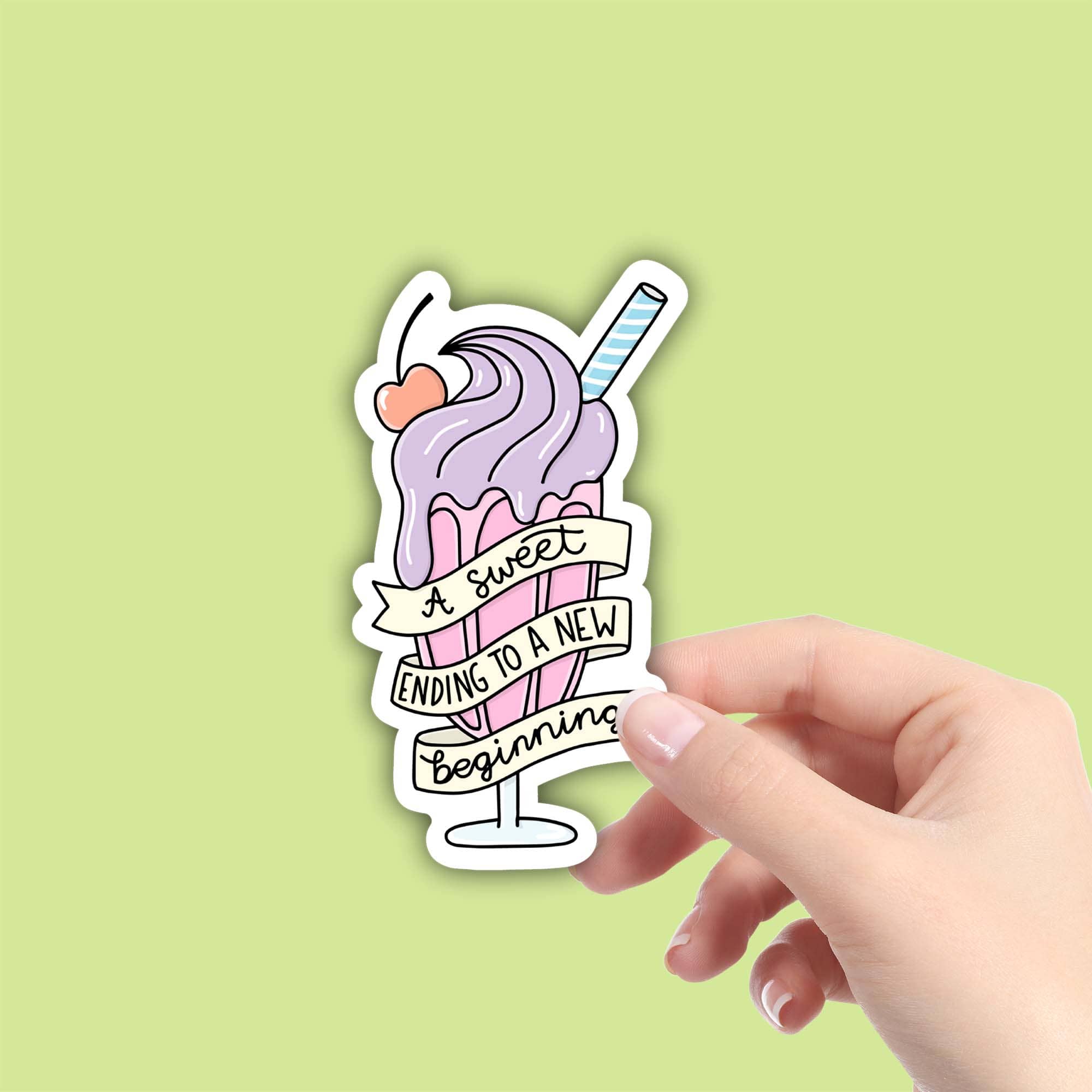  A Sweet Ending To A New Beginning Sticker、mySite、elrpsem3k