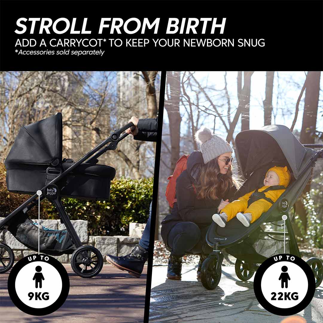  Baby Jogger City Mini GT2 + Carrycot + Maxi Cosi Pebble 360 Travel System - Opulent Black、mySite、merchandisen