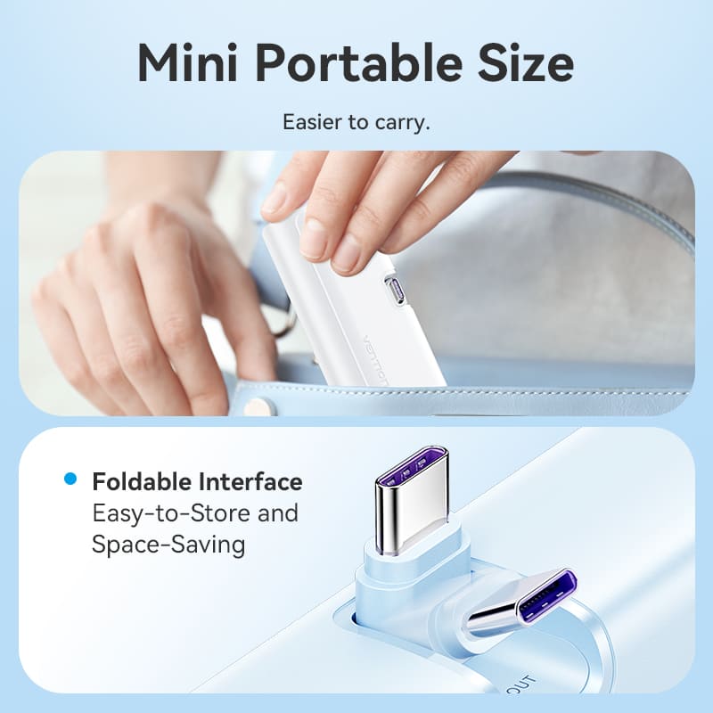 Vention 4800mAh Power Bank 22.5W、mySite、fannypackpong