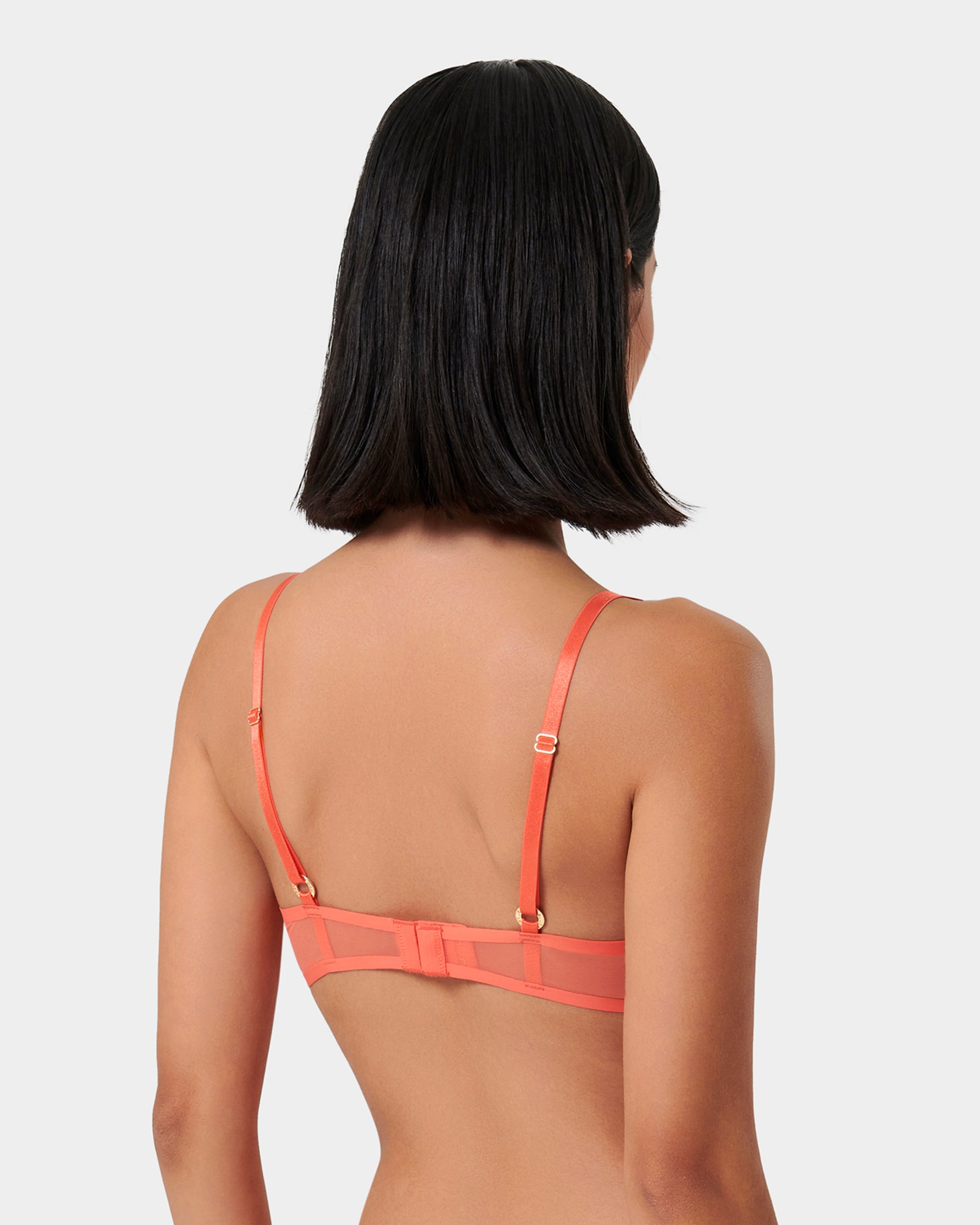 Naomi Mesh Bralette Coral、mySite、bengalsvssteelers