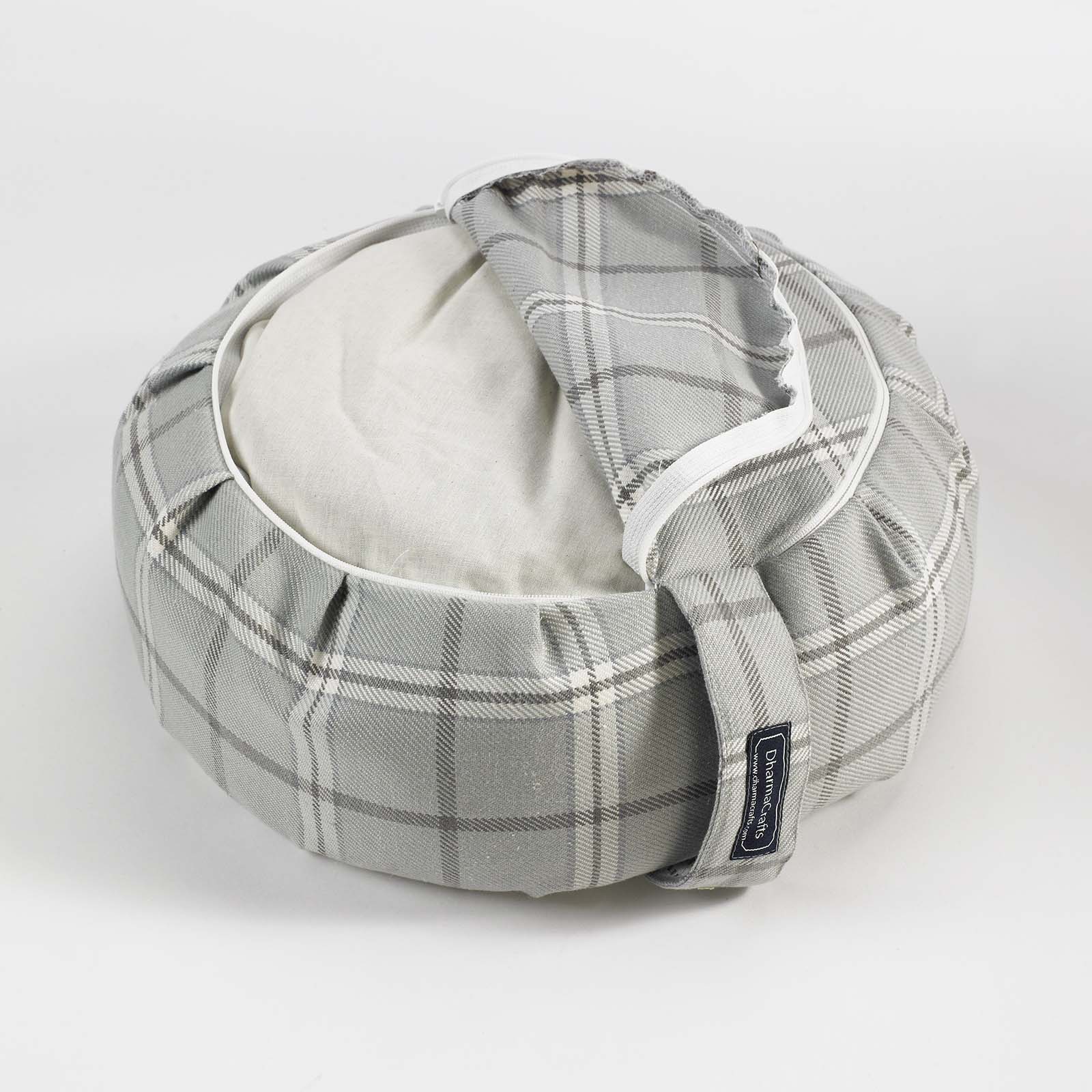 Plaid Buckwheat Hull Zafu - COVER ONLY、mySite、topwebapps