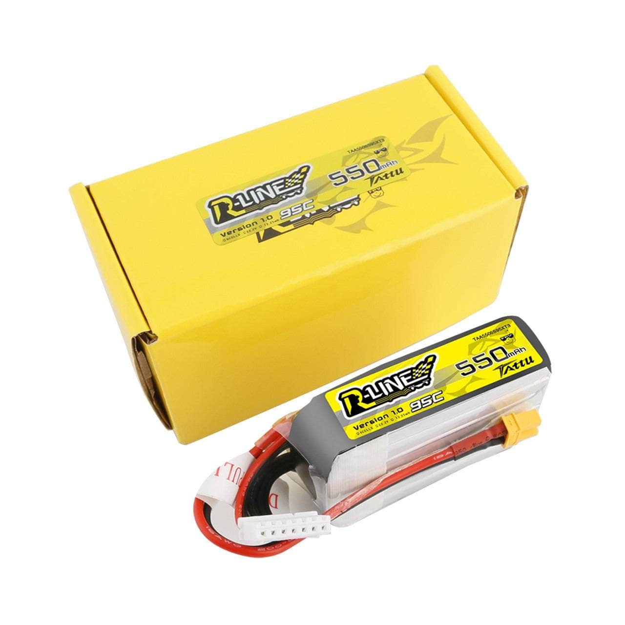  Tattu 22.2v 6S 550mAh 95C LiPo Micro Battery - XT30、mySite、merchandisen