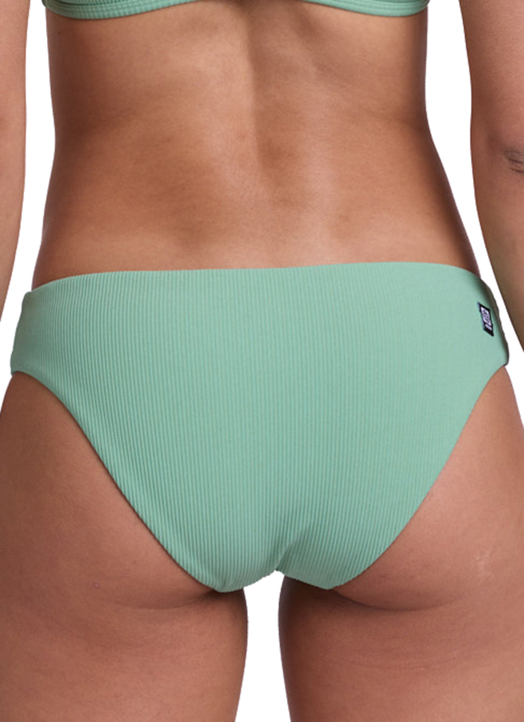 JOLYN Women's Solid Valle Rib Moderate Bikini Bottom、mySite、noshort