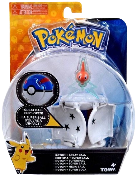 Pokemon Throw 'N' Pop Figures: Pikachu, Rotom, Fennekin and more (Individual)、mySite、waistdrama