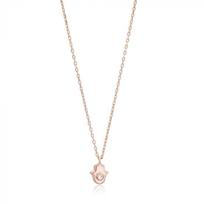 Adorable and Tiny Hamsa Pendant - Rose Gold, Sterling Silver or Gold、mySite、topwebapps